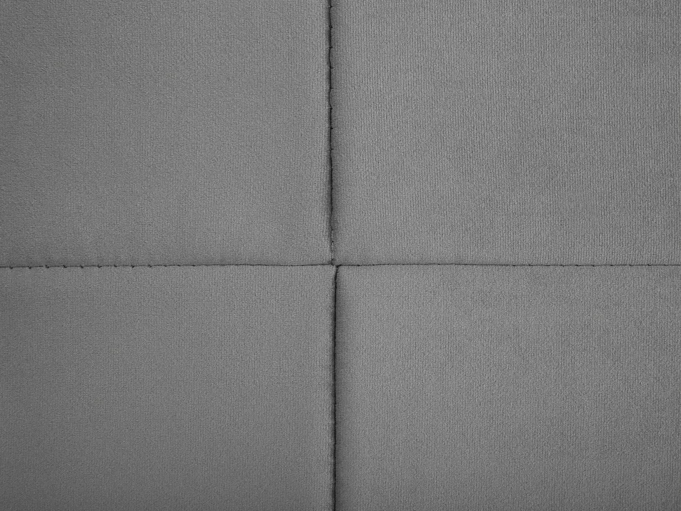 Wasserbett Samtstoff Grau 180 X 200 Cm Vichy