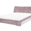Wasserbett Samtstoff Rosa 160 X 200 Cm Nantes