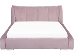Wasserbett Samtstoff Rosa 160 X 200 Cm Nantes