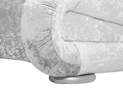 Wasserbett Samtstoff Silber 180 X 200 Cm Avignon