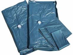 Wasserbett Samtstoff Silber 180 X 200 Cm Avignon
