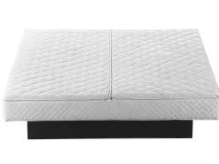 Wasserbett Samtstoff Silber 180 X 200 Cm Avignon