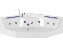 Whirlpool Badewanne Eckmodell Mit Led 211 X 150 Cm Caceres