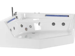 Whirlpool Badewanne Eckmodell Mit Led 211 X 150 Cm Caceres