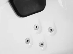 Whirlpool Badewanne Weis Eckmodell Mit Led 214 X 155 Cm Martinica