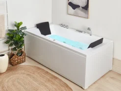 Whirlpool Badewanne Weis Mit Led Rechts 183 X 90 Cm Varadero