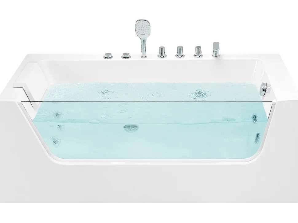Whirlpool Badewanne Weis Eckmodell 170 X 80 Cm Links Puquio