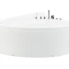Whirlpool Badewanne Weis Eckmodell Mit Led 165 X 148 Cm Pelican