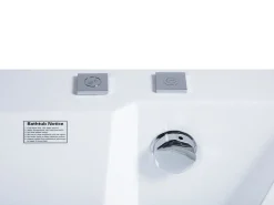 Whirlpool Badewanne Weis Eckmodell Mit Led 190 X 135 Cm Marina