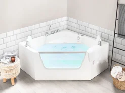 Whirlpool Badewanne Weis Eckmodell 135 X 135 Cm Cantalla