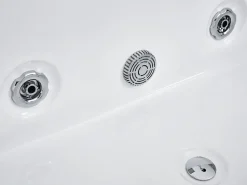 Whirlpool Badewanne Weis Mit Led Links 183 X 90 Cm Varadero