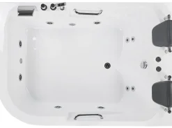 Whirlpool Badewanne Weis Eckmodell Mit Led 170 X 119 Cm Links Bayamo
