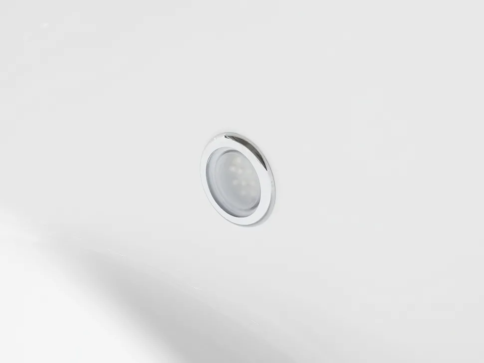 Whirlpool Badewanne Weis Eckmodell Mit Led Links 160 X 113 Cm Paradiso