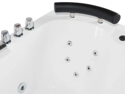 Whirlpool Badewanne Weis Eckmodell Mit Led Links 160 X 113 Cm Paradiso