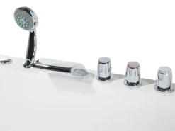 Whirlpool Badewanne Weis Eckmodell Mit Led Links 160 X 113 Cm Paradiso