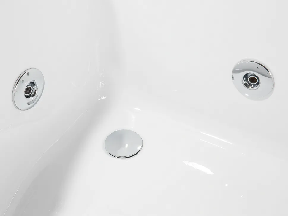Whirlpool Badewanne Weis Eckmodell Mit Led Links 160 X 113 Cm Paradiso
