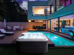 Whirlpool Outdoor Weis Mit Led Rechteckig 180 X 215 Cm Arcelia