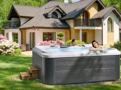 Whirlpool Outdoor Weis Mit Led Rechteckig 180 X 215 Cm Arcelia