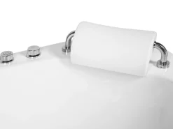 Whirlpool-Badewanne Weis Eckmodell Mit Led 200 X 150 Cm Mangle